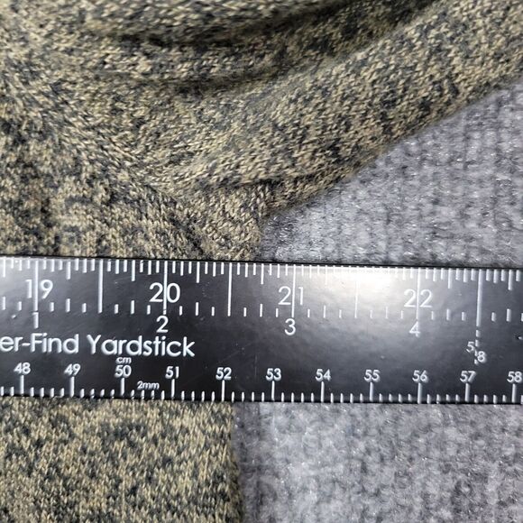 NORDSTROM Mens Shop Green Cashmere Blend V-Neck Long Sleeve Sweater SIZE LARGE - Picture 7 of 10